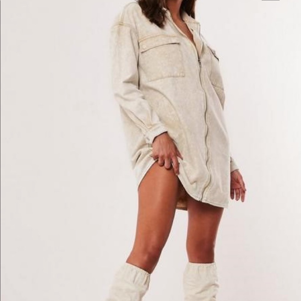 Missguided Denim Dress